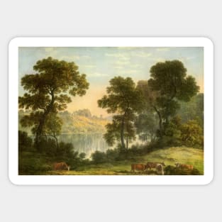 view in north wales 1820 - John Glover Sticker